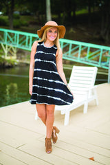 Going Places Tie Dye Tunic Tank Dress