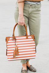 The Classic Striped Tote
