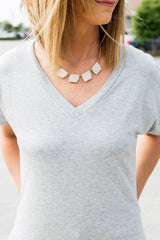 The Statement Necklace-White