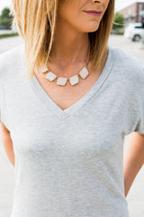 The Statement Necklace-White