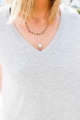 The Layered to Perfection Necklace- Gold/Netural