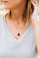 The Layered to Perfection Necklace- Back/Gold