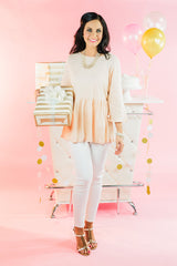 Blushing Beauty Ruffle Top