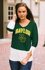 Baylor Colorblock Zipper Tunic Top