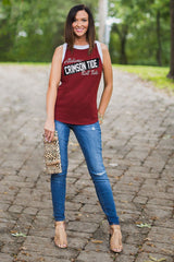 Alabama Crimson Tide All The Way Up High Contrast Tank