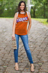 Clemson Tigers All The Way Up High Contrast Tank