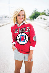Los Angeles Clippers Elbow Patch Tee