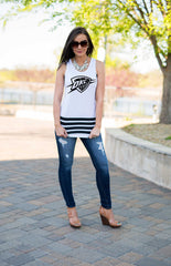 Oklahoma City Thunder Drop Hem Tank