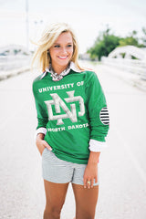 North Dakota Elbow Patch Tee