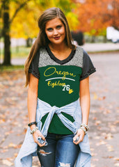 Oregon Ducks "Touchdown To A Tee" Football Tee