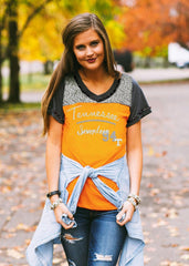 Tennessee Volunteers "Touchdown To A Tee" Football Tee