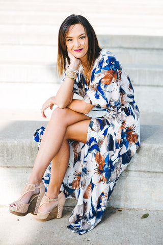 The Floral Statement Maxi Dress
