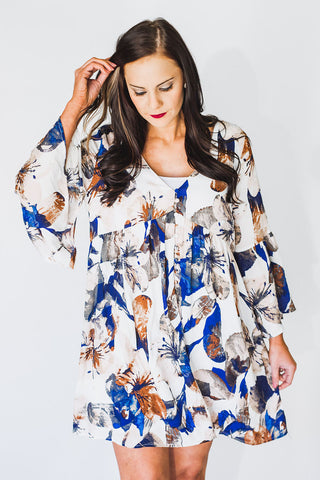 The Floral Statement Swing Dress