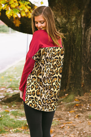 Arizona State Leopard Back Tunic Top