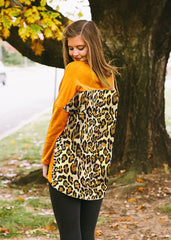 Tennessee Leopard Back Tunic Top
