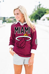 Miami Heat Elbow Patch Tee