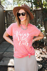 Vacay Vibes Knot So Basic Cuff Tee