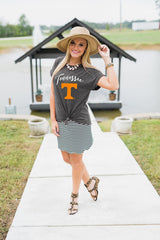 Tennessee Volunteers Knot So Basic Cuff Tee