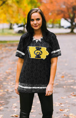 Iowa "Lace to the Finish" Lace Jersey