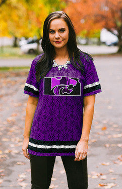 Kansas State "Lace to the Finish Lace Jersey