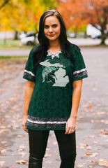 Michigan State "Lace to the Finish" Lace Jersey