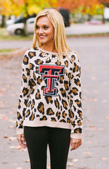 Texas Tech Leopard Sweater