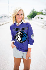 Dallas Mavericks Elbow Patch Tee