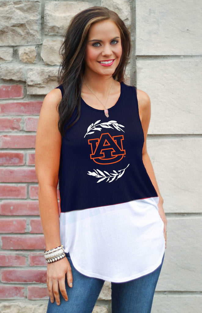 Auburn Tigers Open Back Tank
