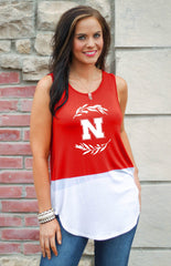 Nebraska Cornhuskers Open Back Tank