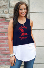 Ole Miss Rebels Open Back Tank