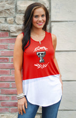 Texas Tech Red Raiders Open Back Tank