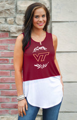 Virginia Tech Hokies Open Back Tank