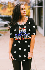 Florida Polka Dot Half Sleeve Tee