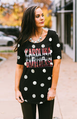 South Carolina Polka Dot Half Sleeve Tee