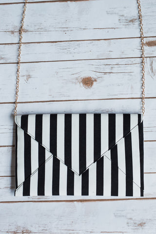 The Striped Clutch