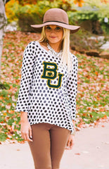 Baylor "Style Spotted" Polka Dot Sweater