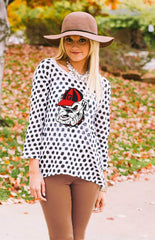 Georgia "Style Spotted" Polka Dot Sweater