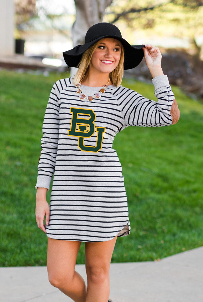 Baylor "Take it Easy" Stripe French Terry Tunic
