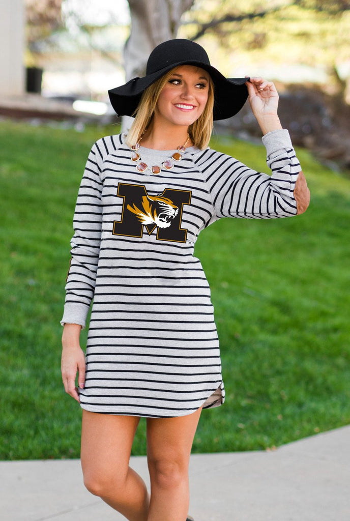 Missouri "Take it Easy" Stripe French Terry Tunic