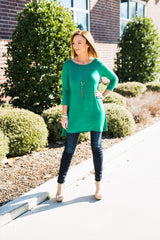 The Get Loose Tunic-Green