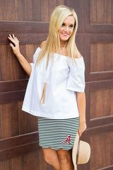 Alabama Crimson Tide Making Waves Scalloped Edge Skirt