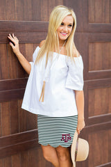 Texas A&M Aggies Making Waves Scalloped Edge Skirt