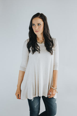 The Get Loose Tunic - Sand