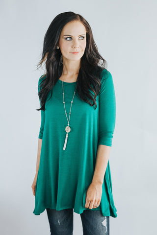 The Get Loose Tunic-Green