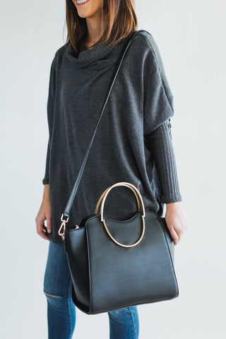 The Oversized Tote - Black