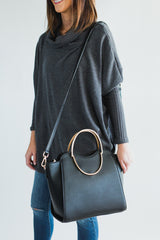 The Oversized Tote - Black