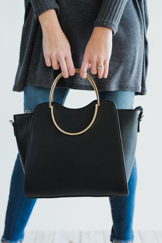 The Oversized Tote - Black