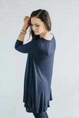 The Get Loose Tunic- Navy