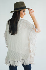 The Lace Trim Poncho