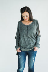 The Cold Shoulder Sweater